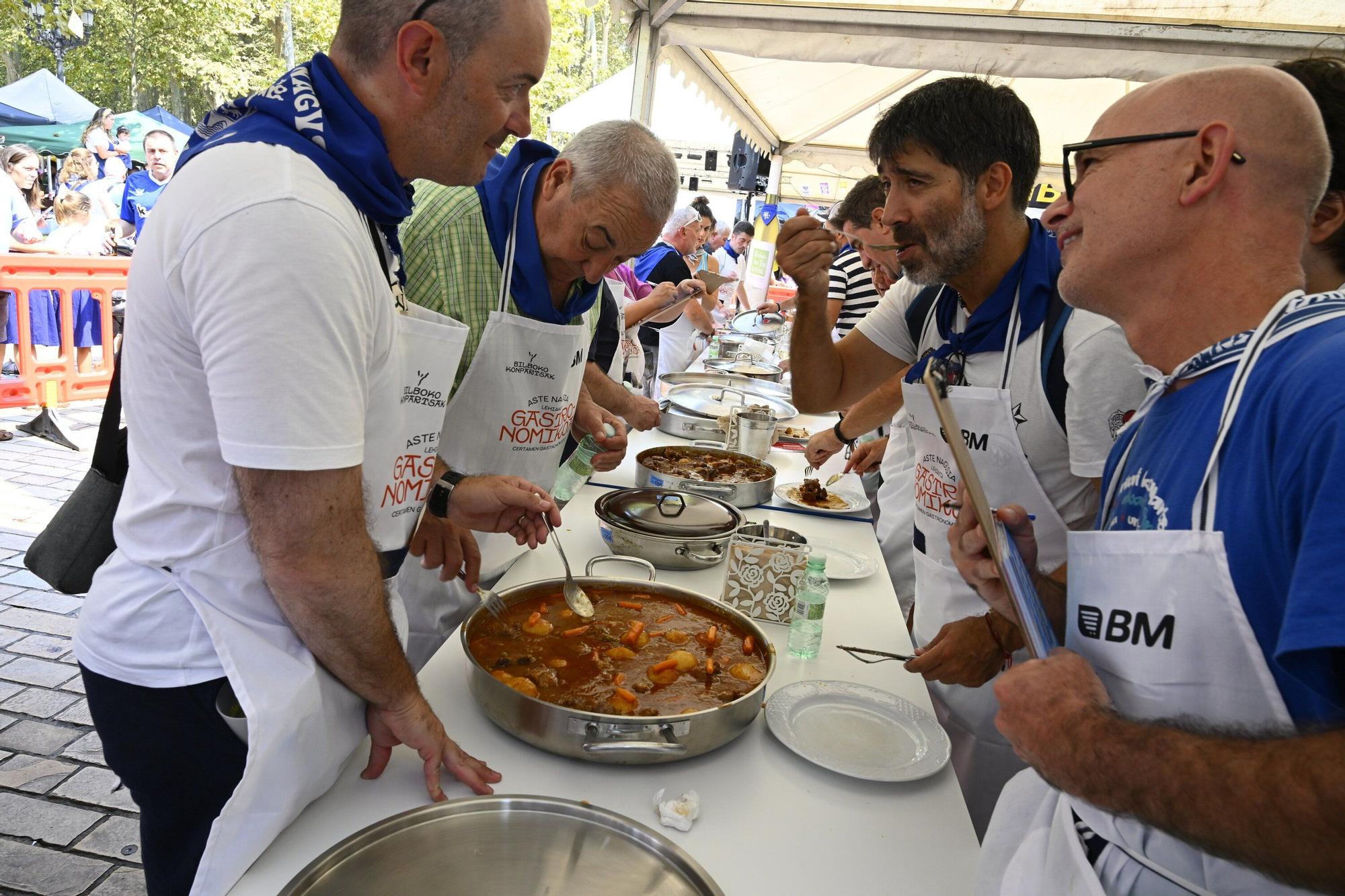 En imágenes: concurso gastronómico de rabo de toro en Aste Nagusia