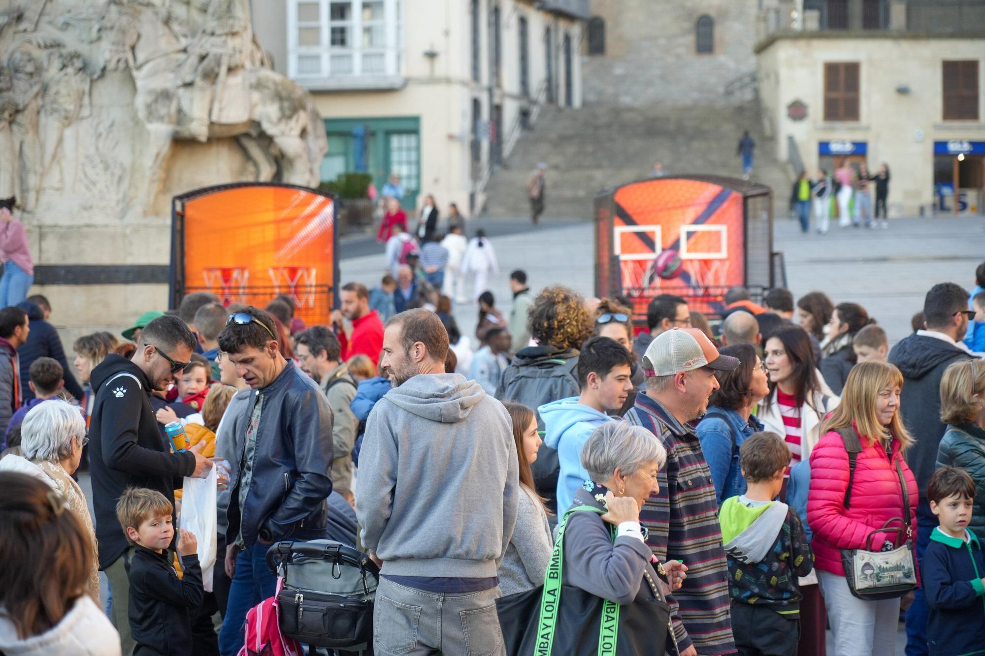 En imágenes: La gran fiesta del Baskonia se celebra en la Virgen Blanca