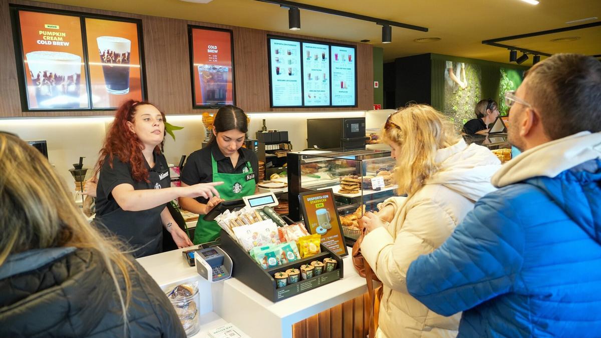 Starbucks de la Virgen Blanca.
