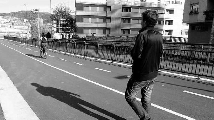 Pasear por el bidegorri, nueva alternativa para Herrera