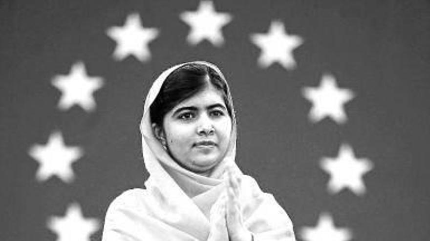 Malala dedica el premio Sájarov a los niños