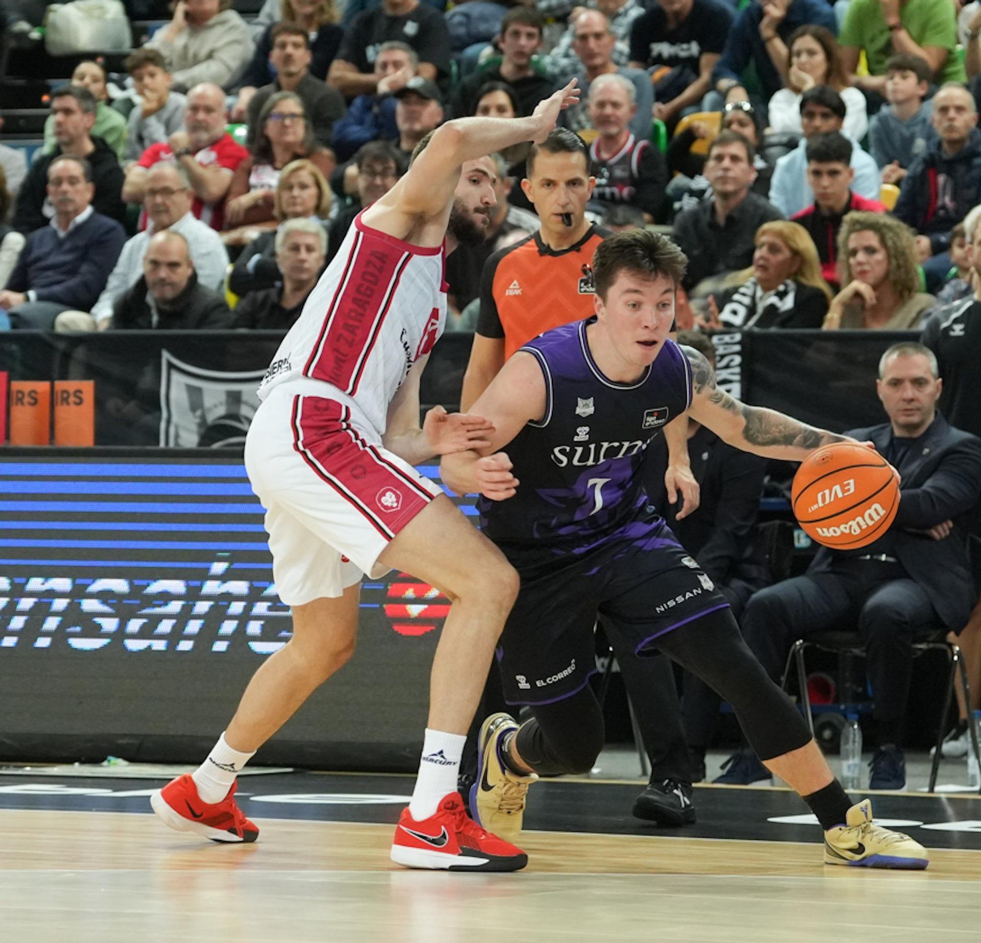 En imágenes: el Surne Bilbao Basket arrolla sin piedad al Zaragoza