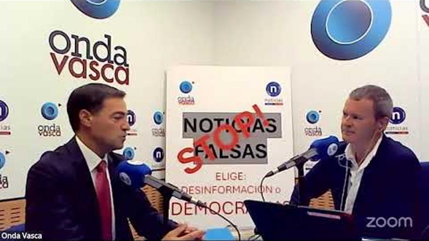 Imanol Pradales, en Onda Vasca: &quot;Tenemos que presionar para parar el genocidio en Gaza de una santa vez&quot;