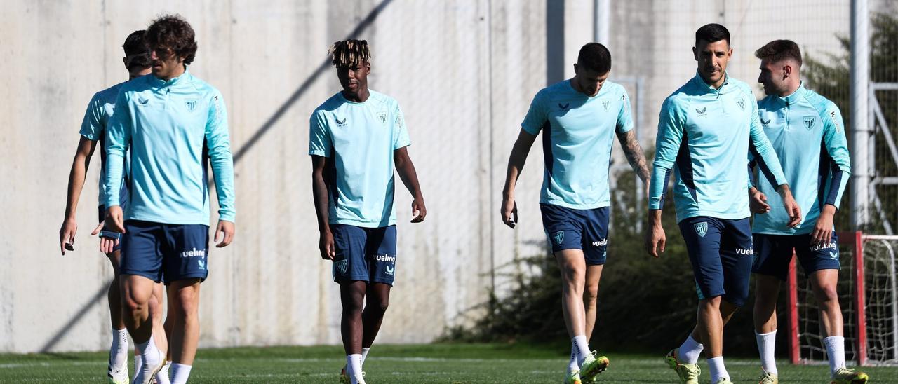 En imágenes: entrenamiento del Athletic en Lezama