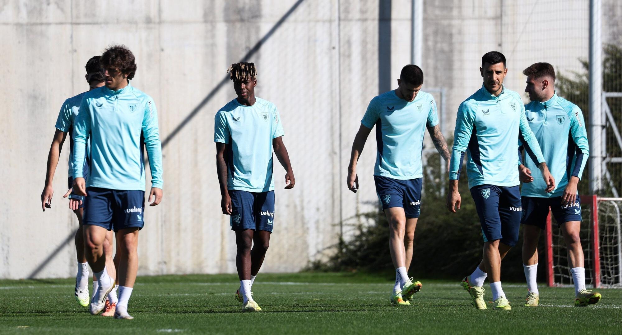 Entrenamiento del Athletic en Lezama