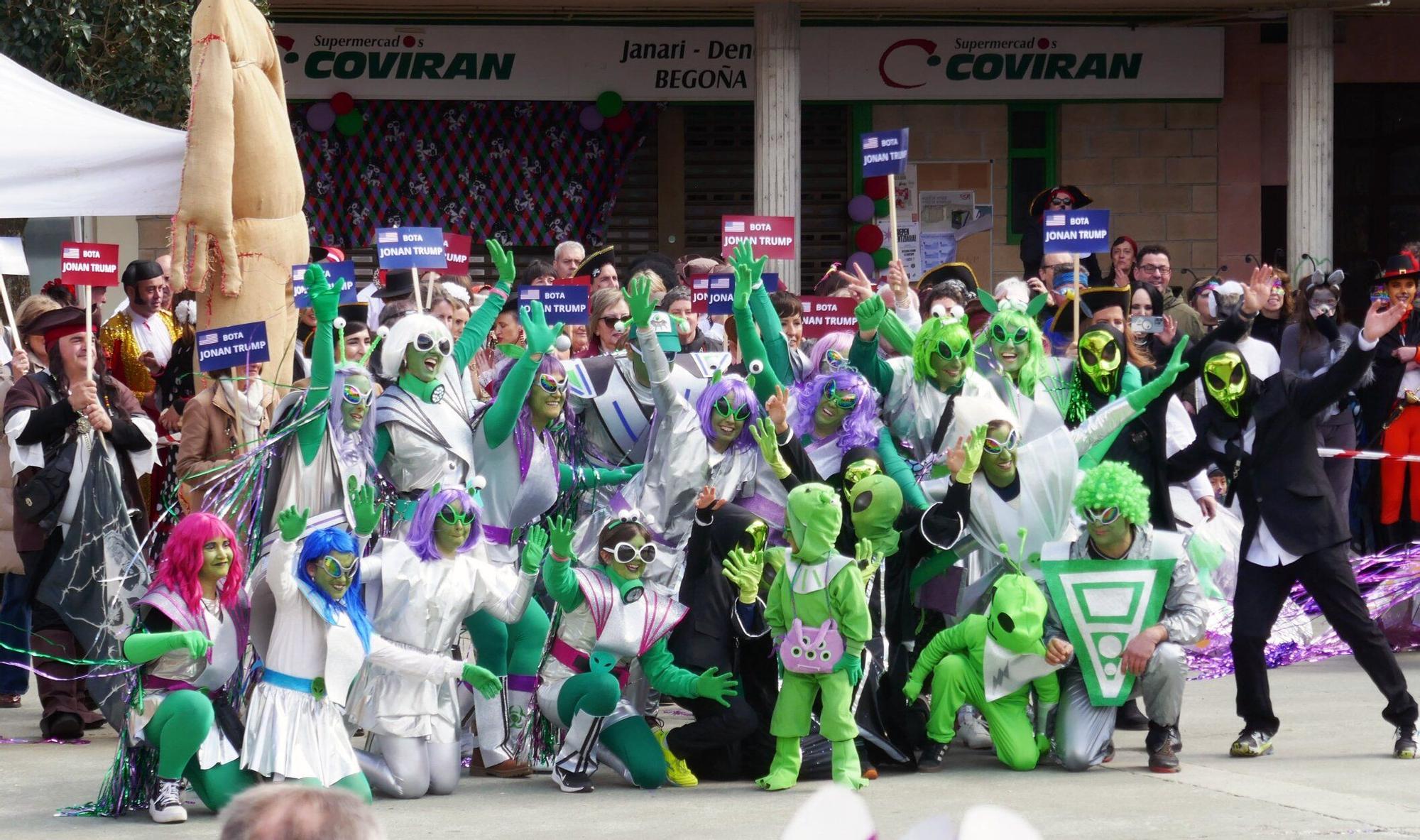 La magia del carnaval transforma Lekunberri