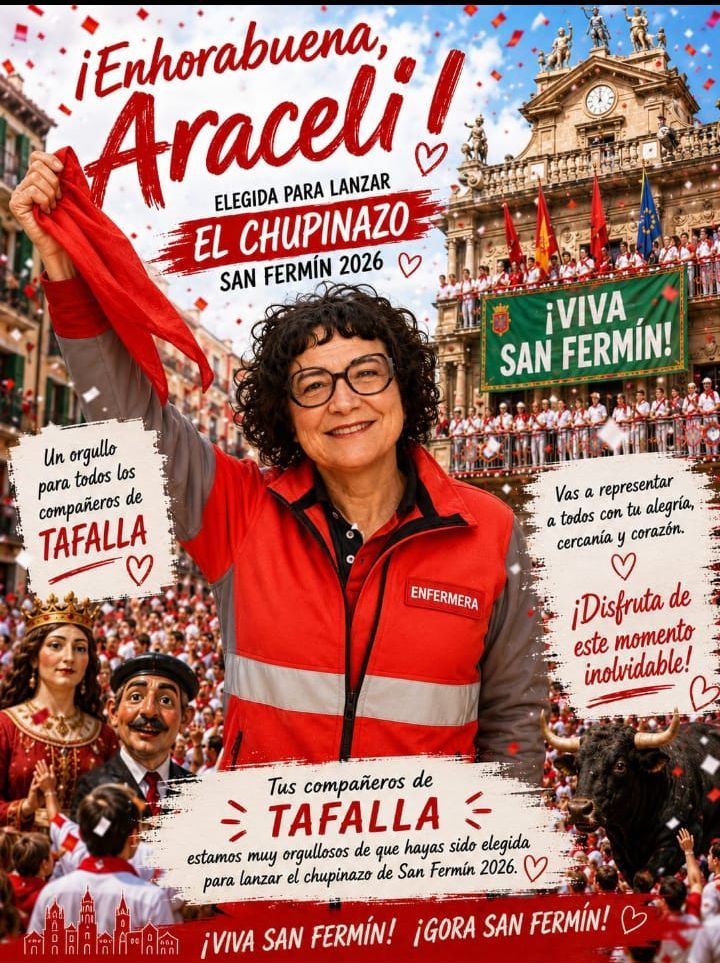 Las redes sociales ya se han hecho eco de la elección de Araceli para prender la mecha del cohete.