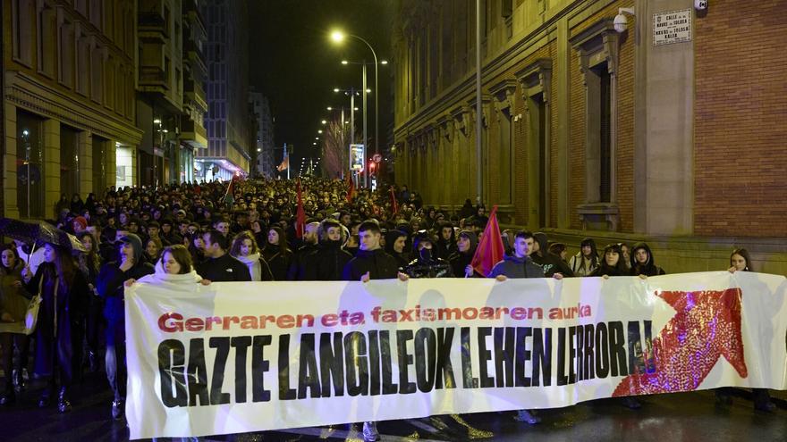 El Movimiento Socialista logra quebrar la histórica hegemonía de la izquierda abertzale en las calles