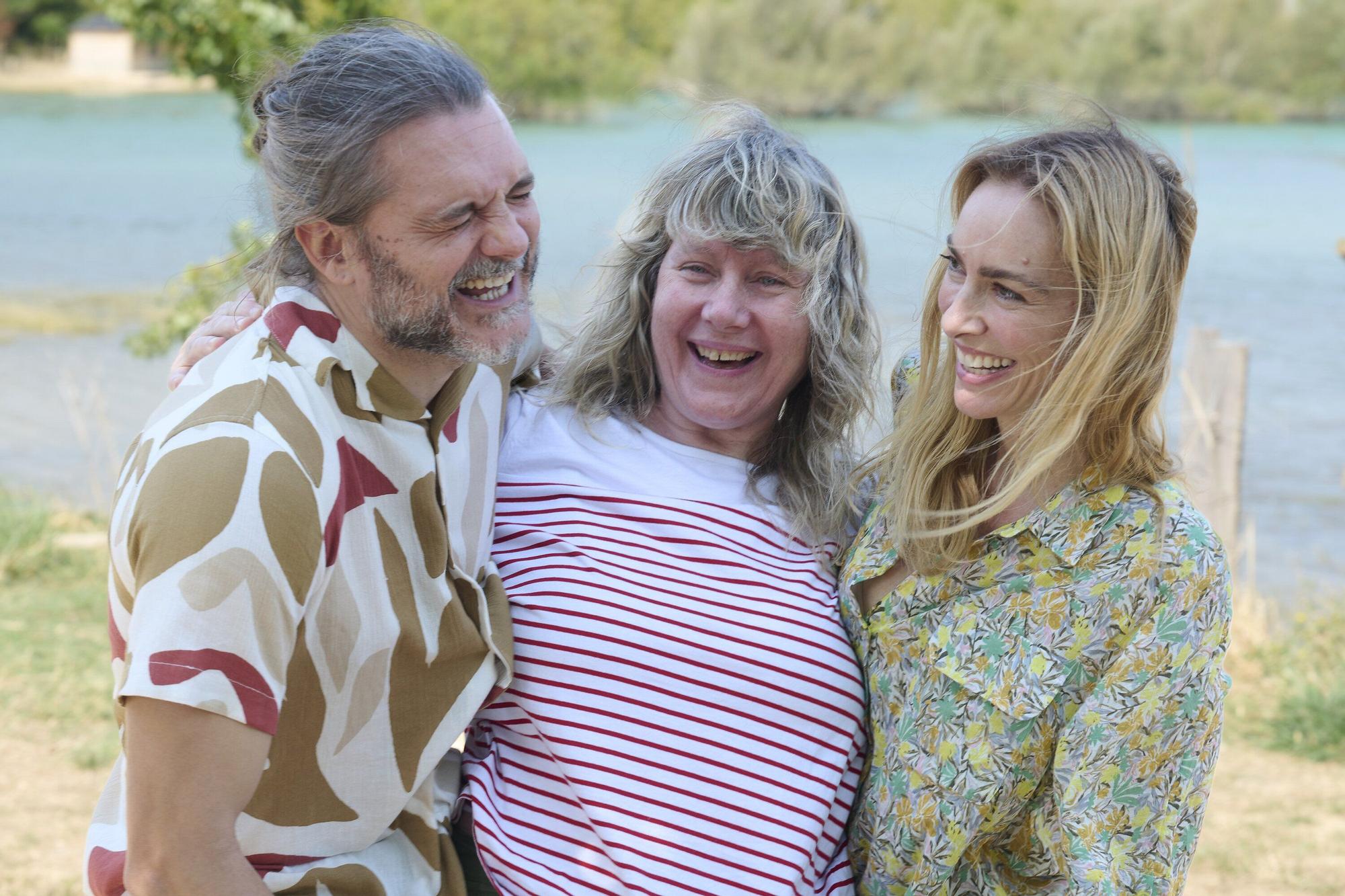 Rodaje de la película &quot;TRES DE MÁS” con los actores Salva Reina y Kira Miró