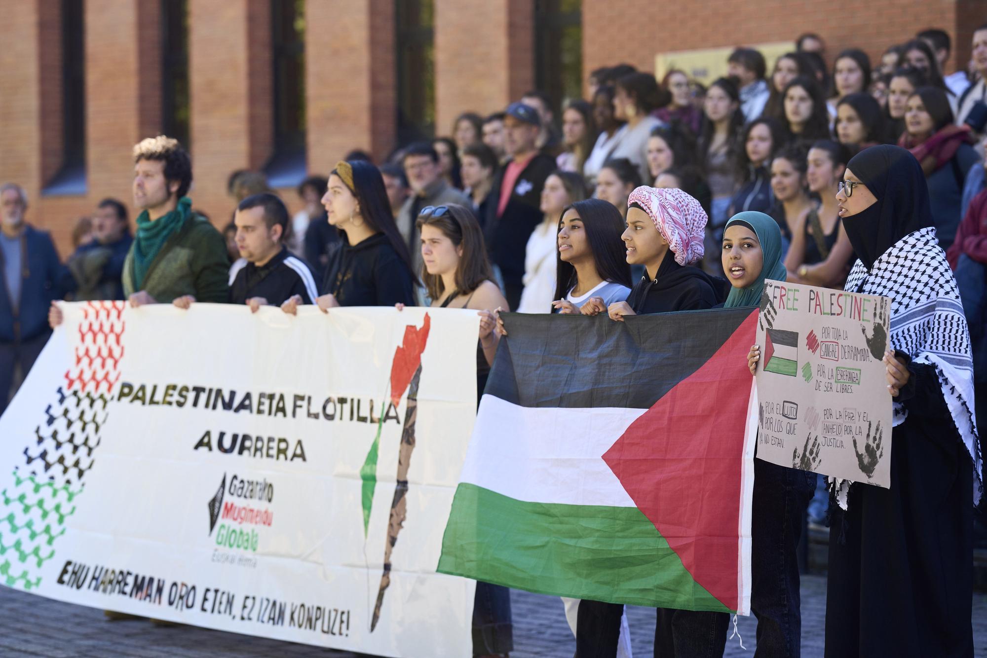 En imágenes: Vitoria protesta contra el genocidio en Gaza