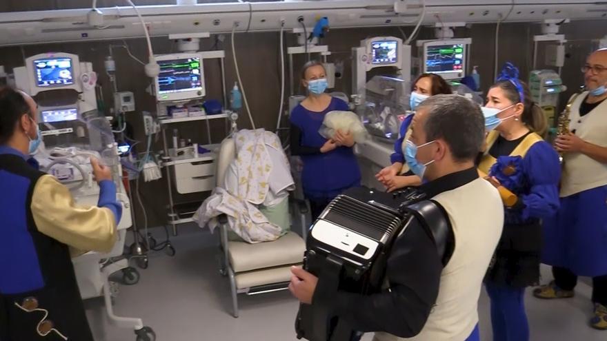 Concierto para bebés en el hospital de Basurto