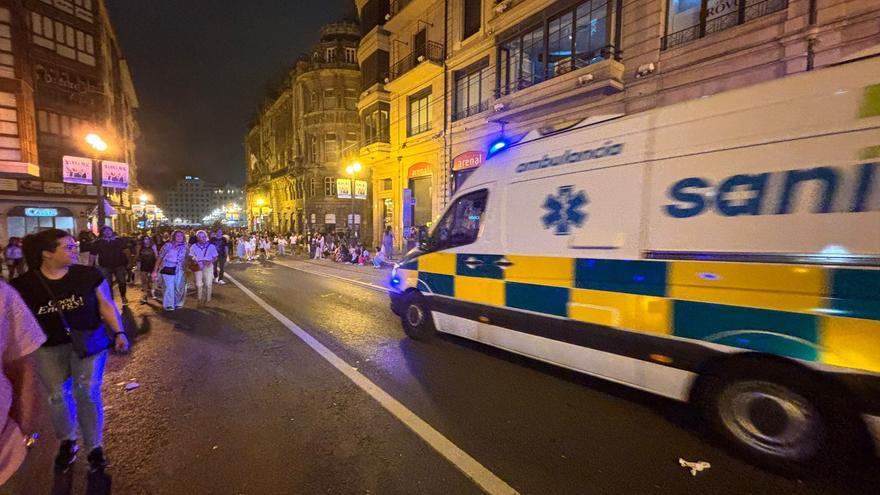 Catorce detenidos durante la primera noche de Aste Nagusia