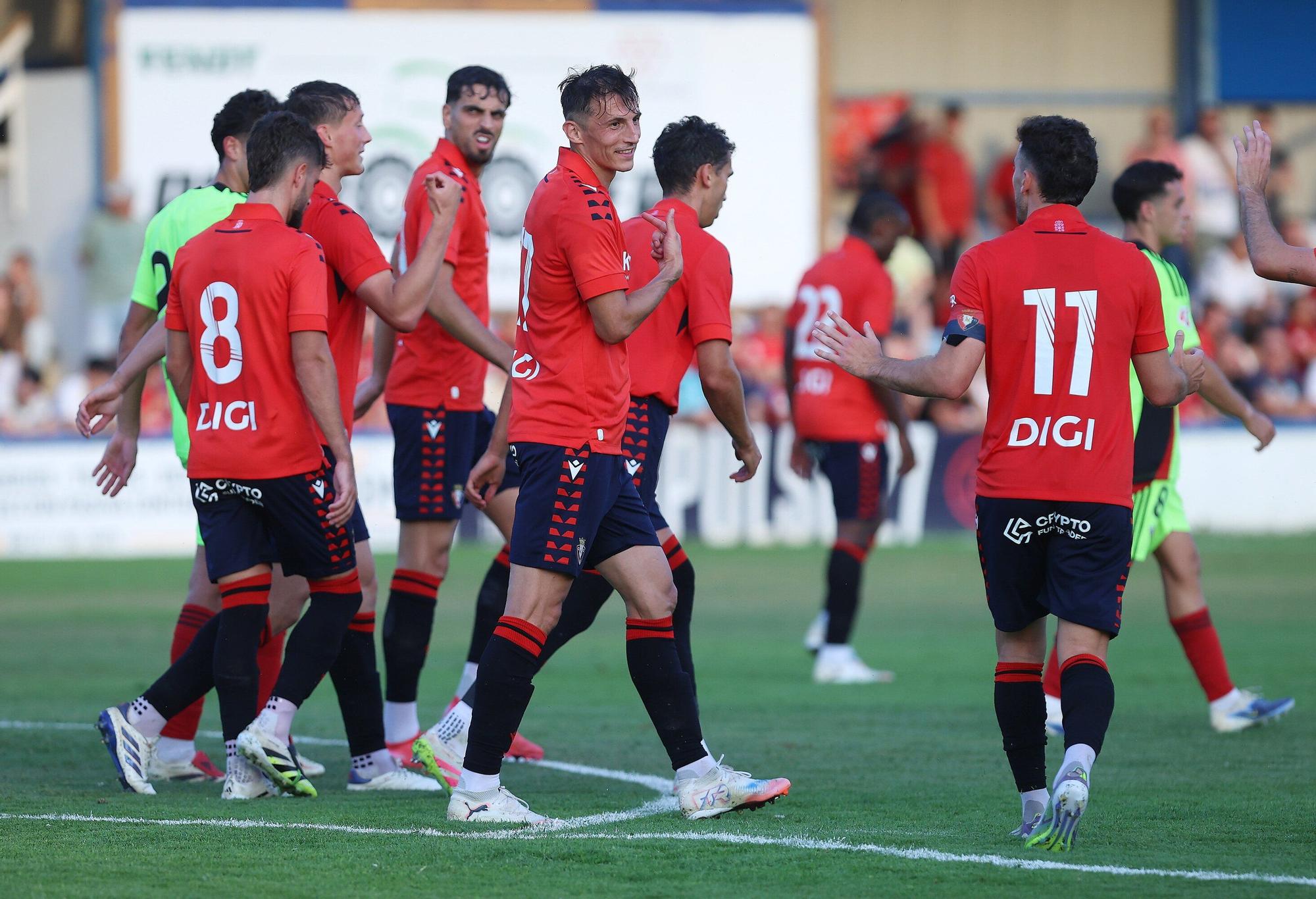 Osasuna logra en Tafalla su primer triunfo de pretemporada