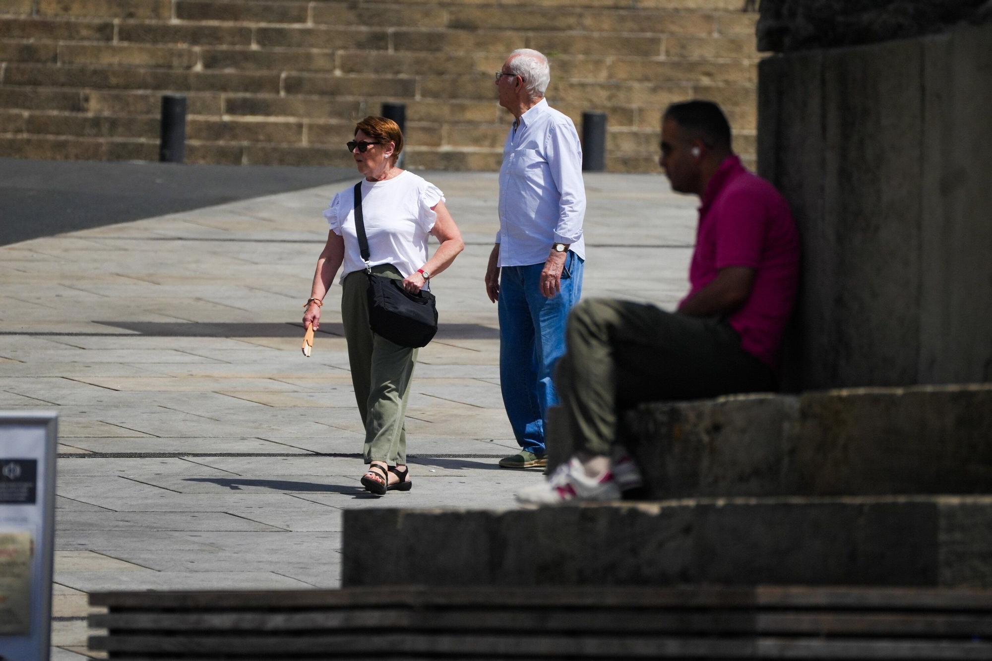 En imágenes: Vitoria se achicharra en plena ola de calor