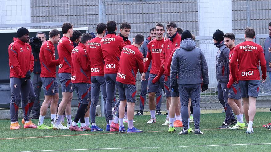 Fotos del entrenamiento de Osasuna de este martes 27 de enero