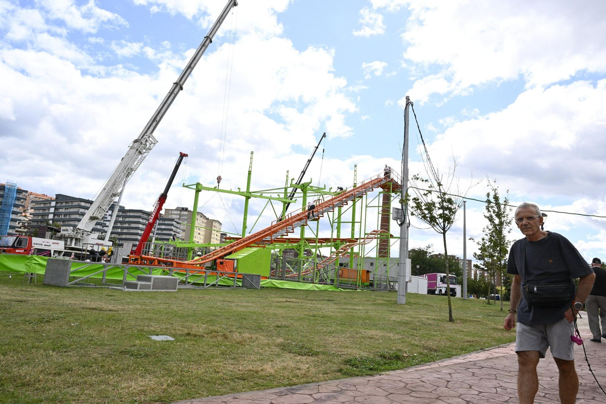 En fotos: las barracas se despiden del parque Etxebarria hasta el año que viene