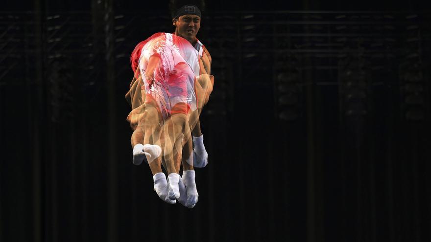 Jorge Martín logra un histórico quinto puesto en Pamplona en la final de trampolín