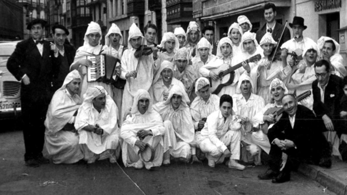 Imagen histórica de los Atorrak, hacia 1963.