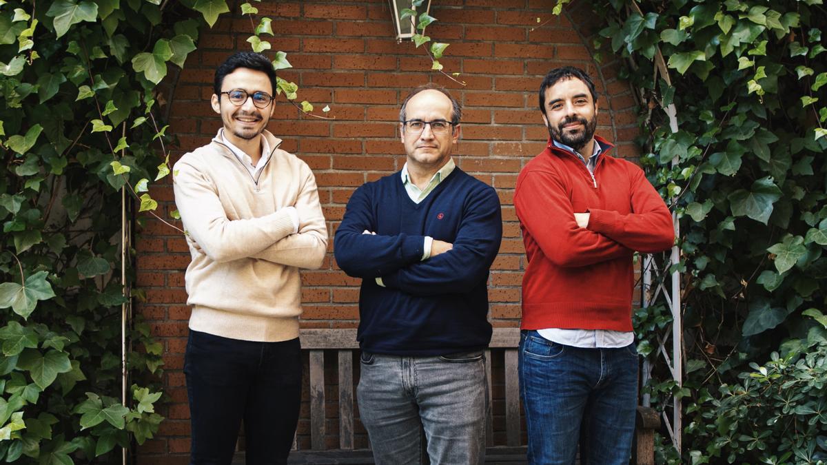 Mario Fernández, Miguel Casado y Carlos Cano, fundadores de Camby