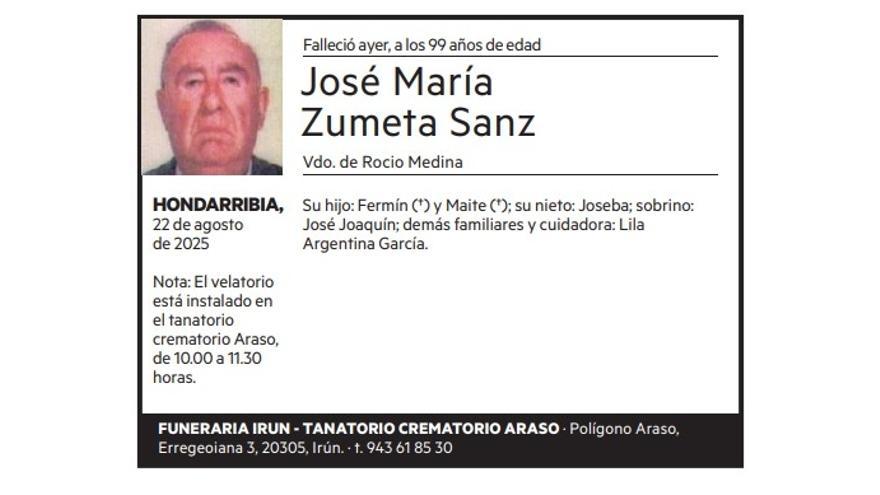 José María Zumeta Sanz