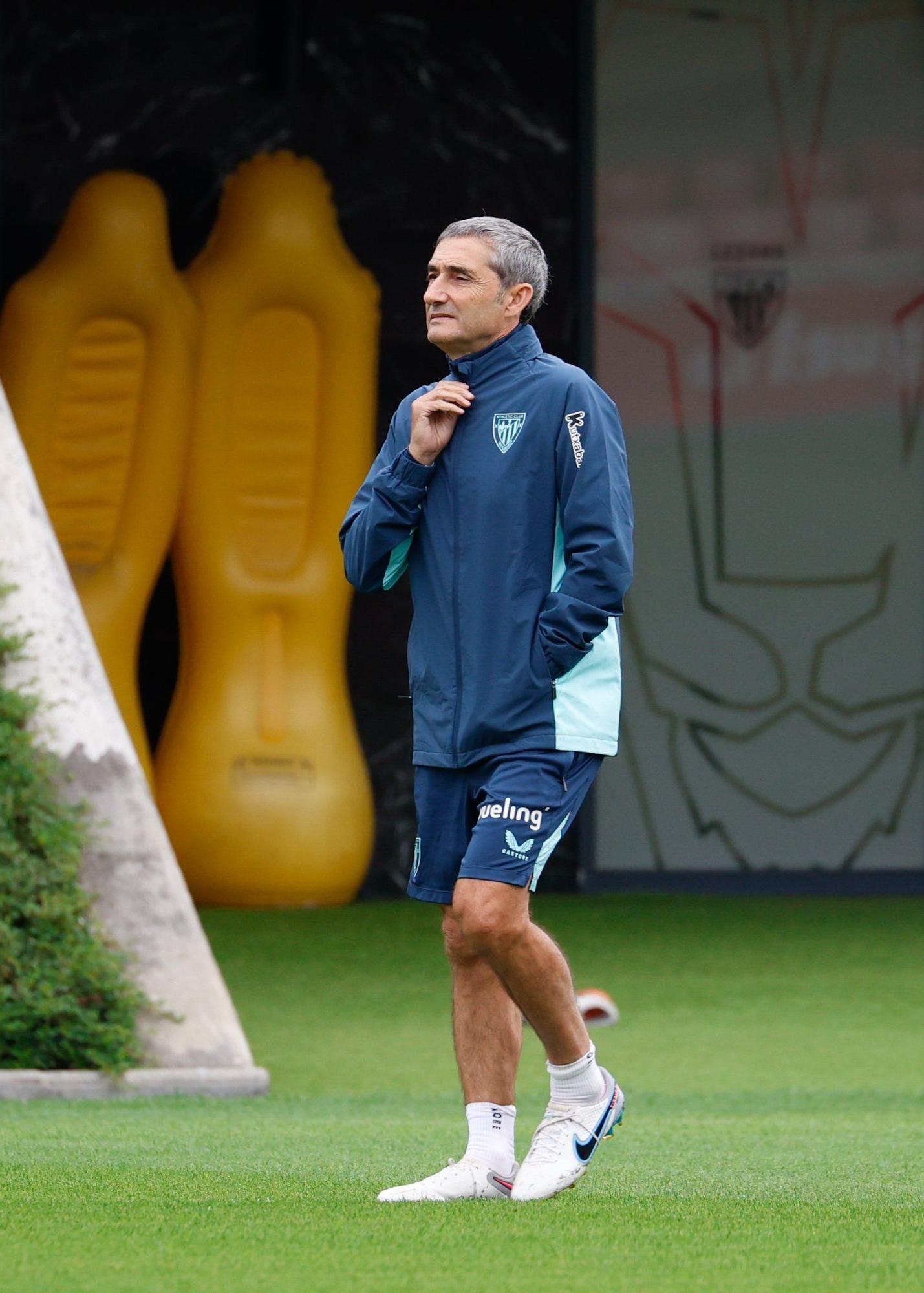 Entrenamiento del Athletic en Lezama