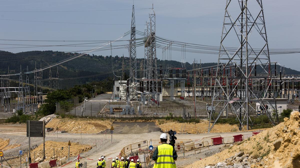 Obras de interconexión de Red Eléctrica en Gatika. Obras de interconexión de Red Eléctrica en Gatika.