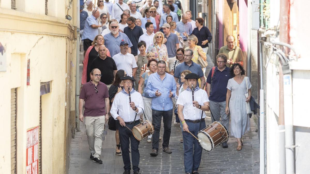 Celebración de los 130 años del PNV en Mutriku.