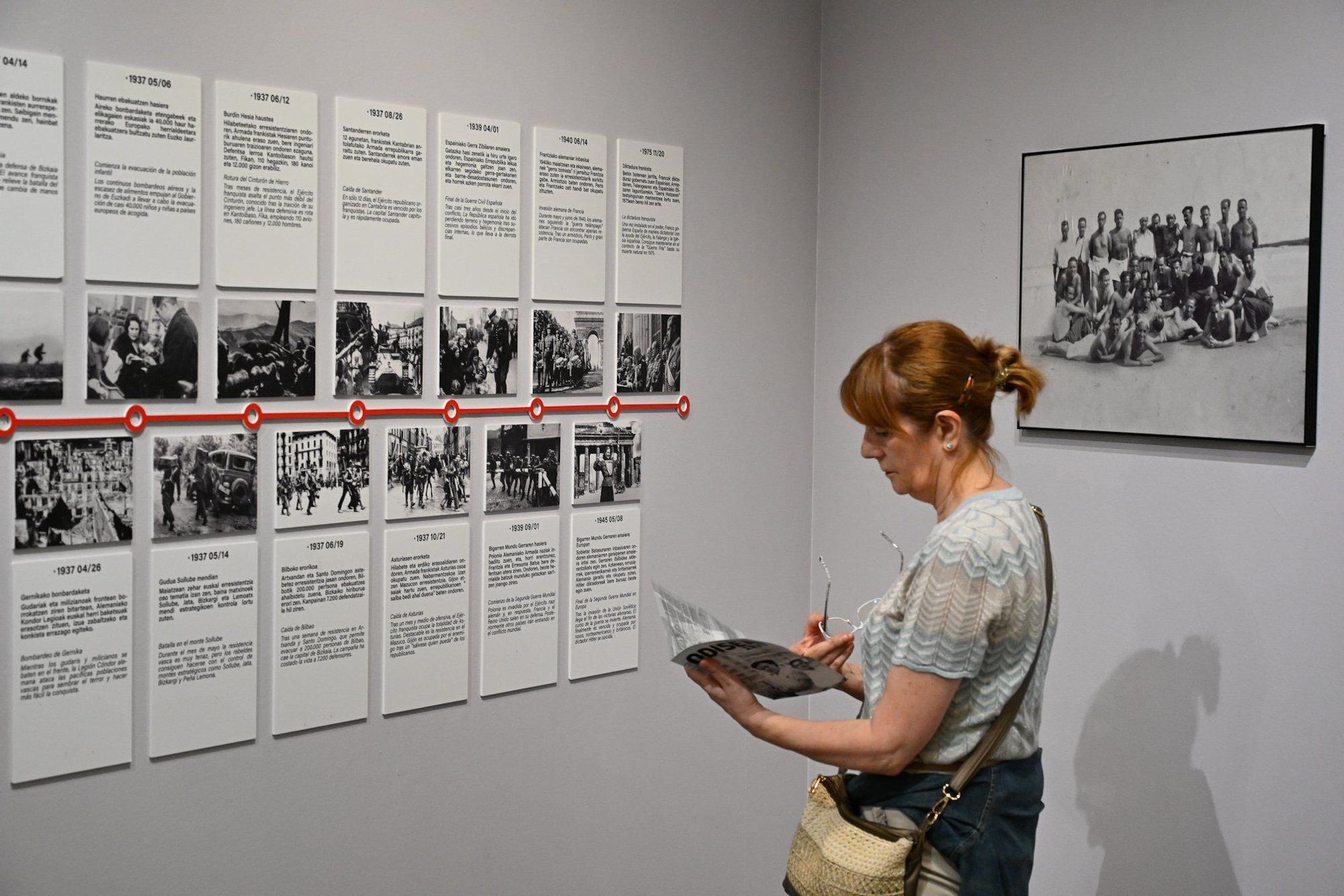 'Odisea 1937', una exposición para recuperar la memoria silenciada de la Guerra civil en Euskadi