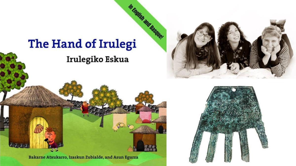 Portada del cuento &#039;The hand of Irulegi&#039; (La Mano de Irulegi).