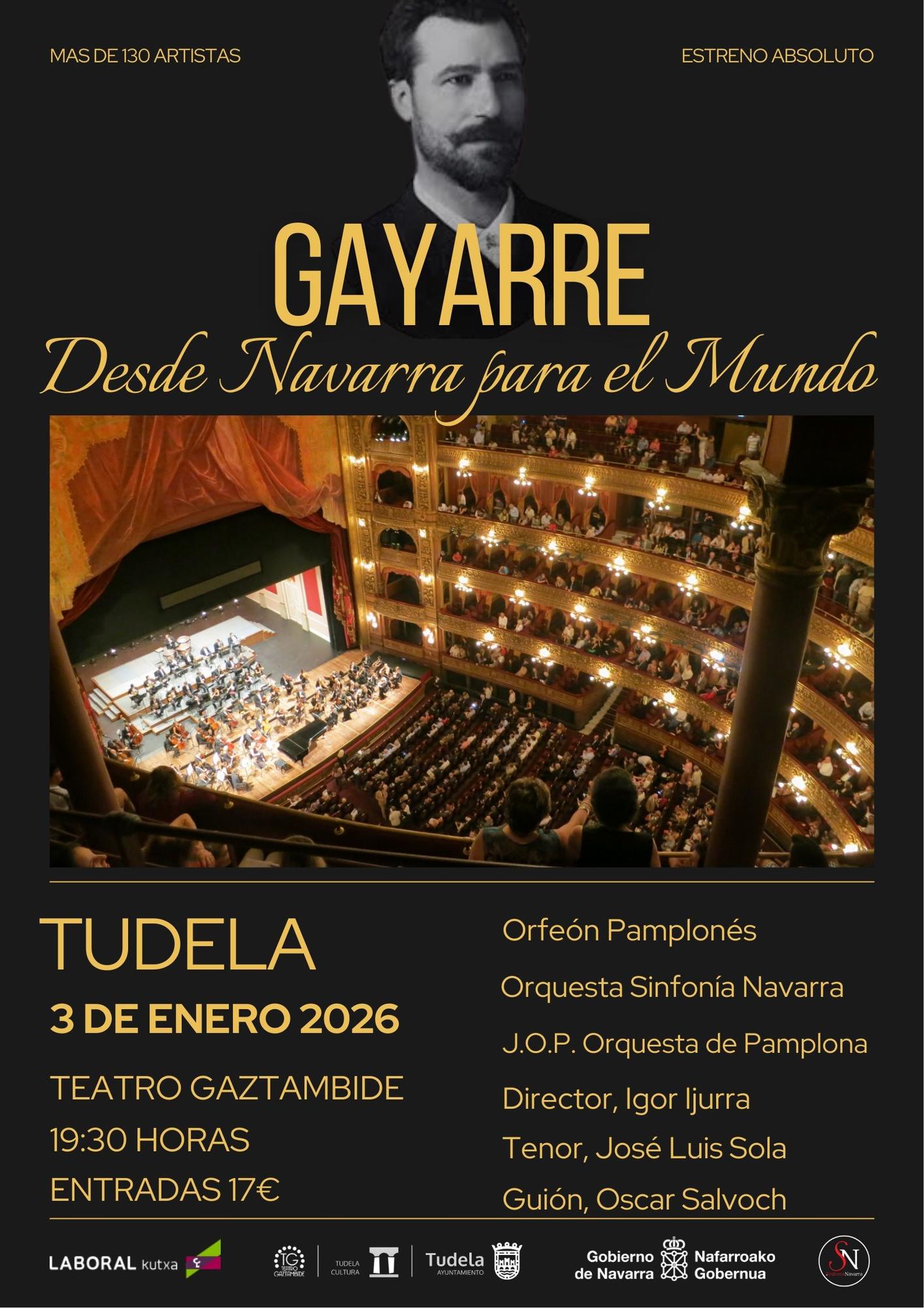 Cartel anunciador del concierto.