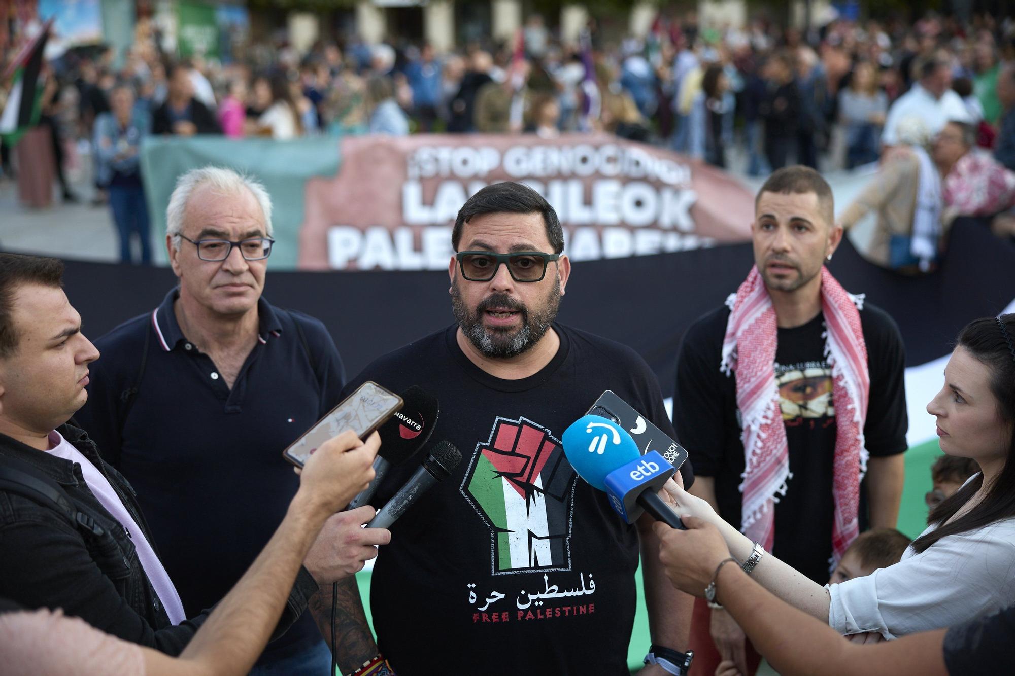 Huelga y paros en solidaridad con Palestina durante este miércoles en Navarra
