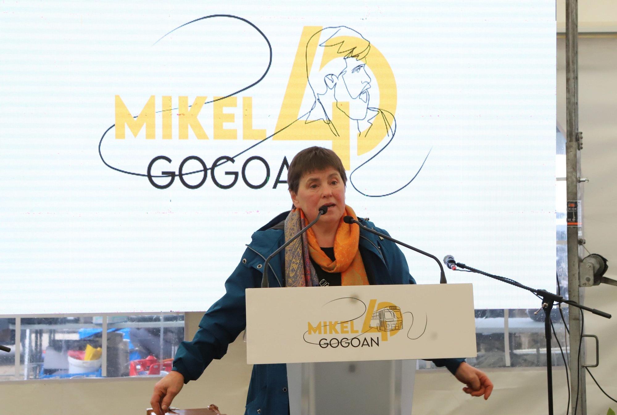 Fotos del homenaje a Mikel Zabalza en el 40 aniversario de su muerte tras ser detenido por la Guardia Civil