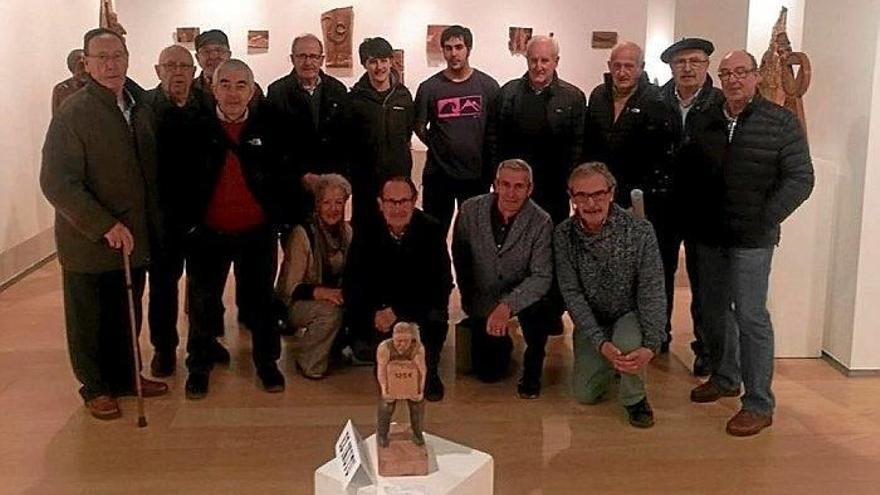 Los tallistas exponen en Aroztegi