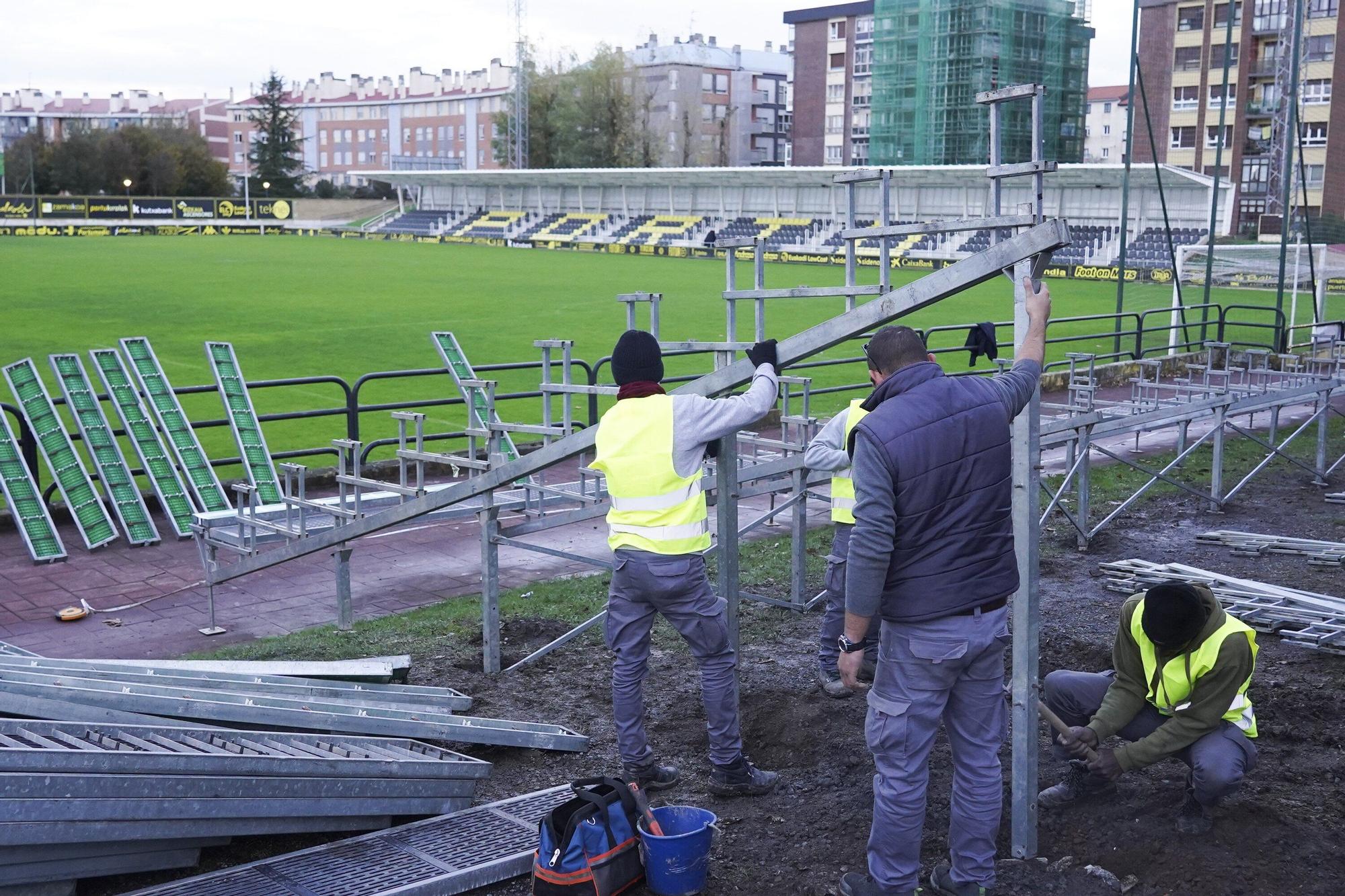 En imágenes: La Florida se prepara para el duelo contra el Alavés
