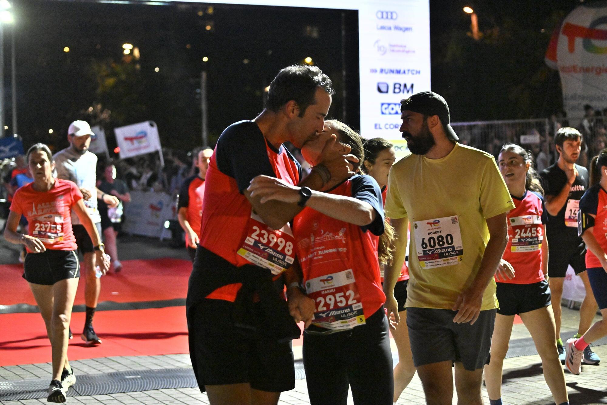 El Bilbao Night Marathon, en imágenes