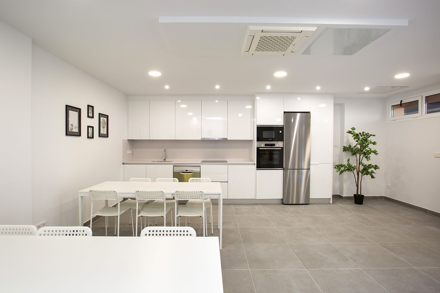 Sala gourmet de la promoción San Andrés Homes.