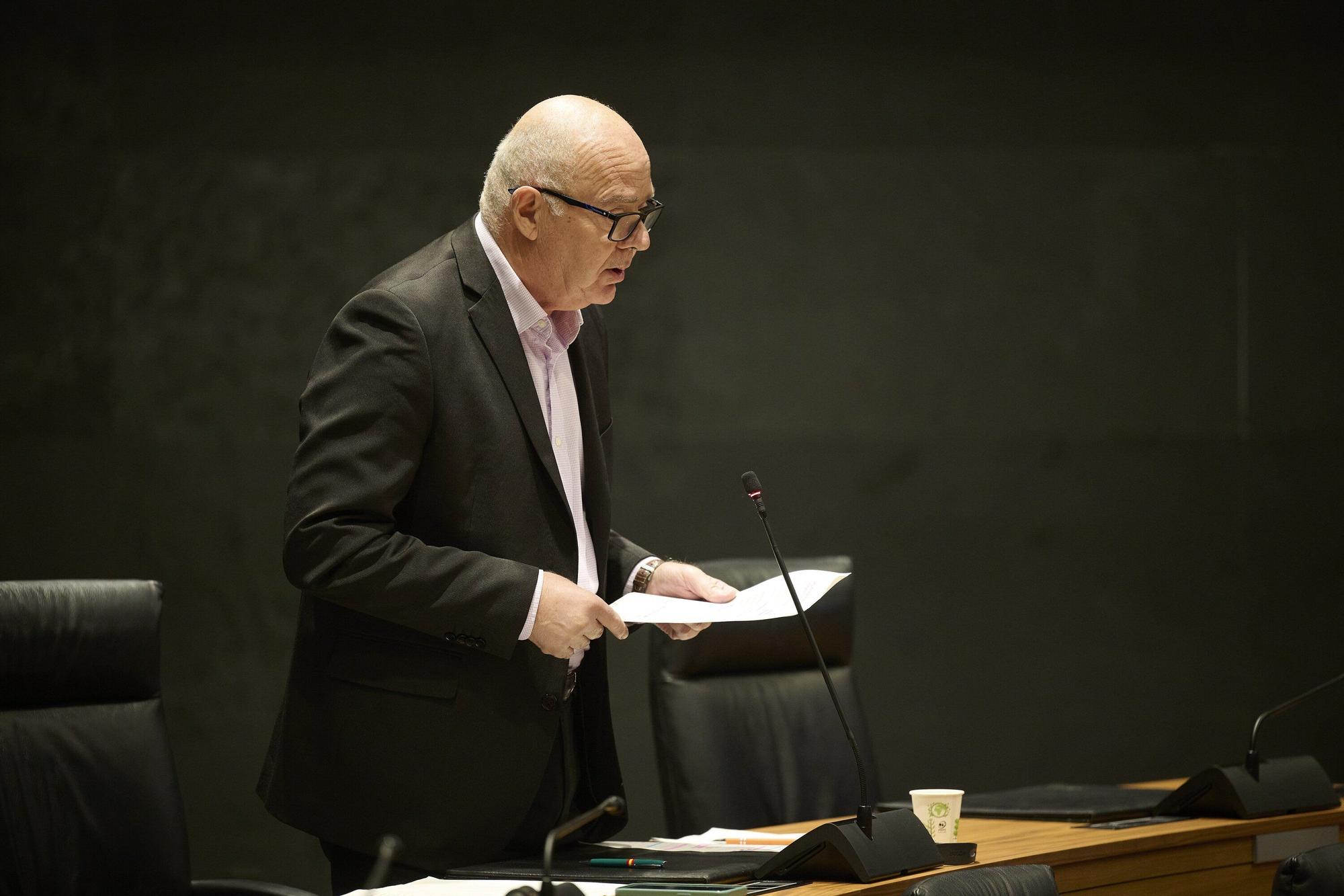 Fotos del pleno del Parlamento de Navarra de este 6 de noviembre