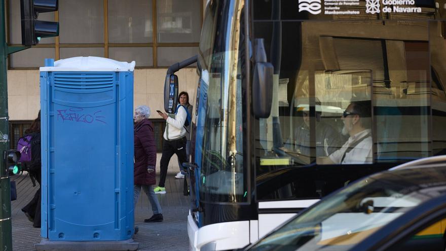 8 en Pamplona y 8 en la Comarca: los aseos de los chóferes de la villavesa tienen ya ubicación