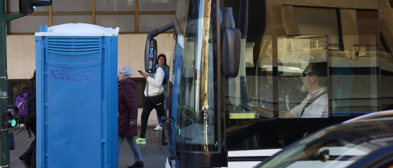 8 en Pamplona y 8 en la Comarca: los aseos de los chóferes de la villavesa tienen ya ubicación