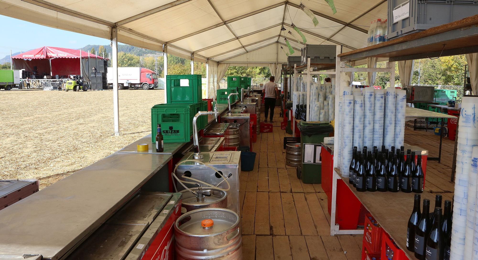 FOTOS | Preparativos del Nafarroa Oinez 2025 en Villava - Atarrabia