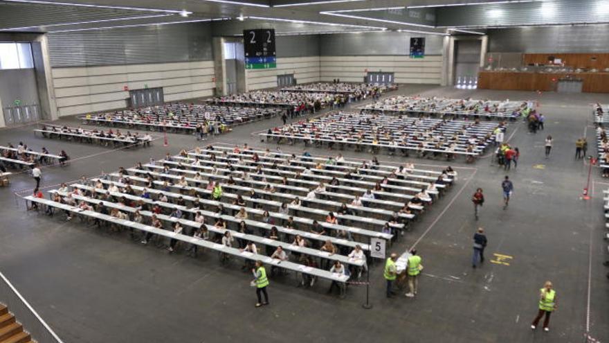 Examen multitudinario en el BEC de Barakaldo.