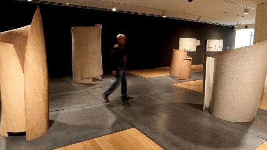 Imagen de la muestra de José Ramón Anda en la Sala 33 del Museo bilbaino