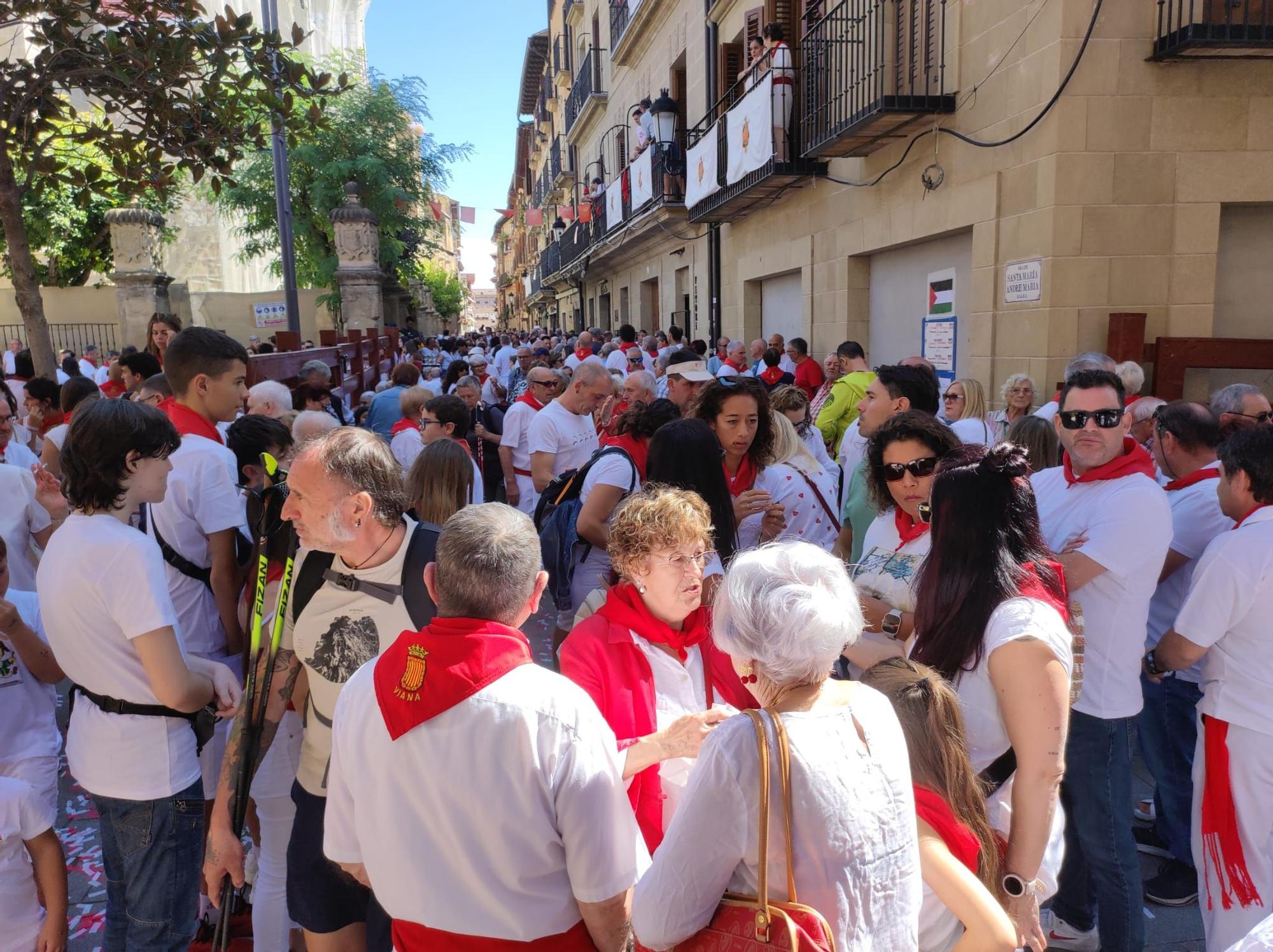 Fotos del cohete de fiestas de Viana 2025