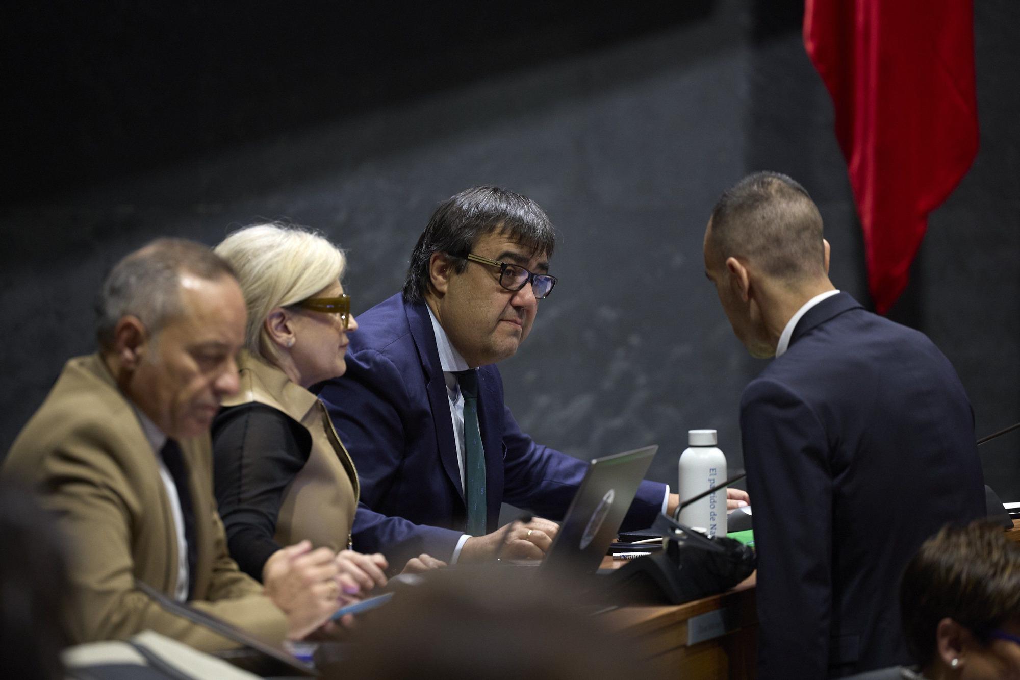 Fotos del pleno del Parlamento de Navarra del jueves 30 de octubre