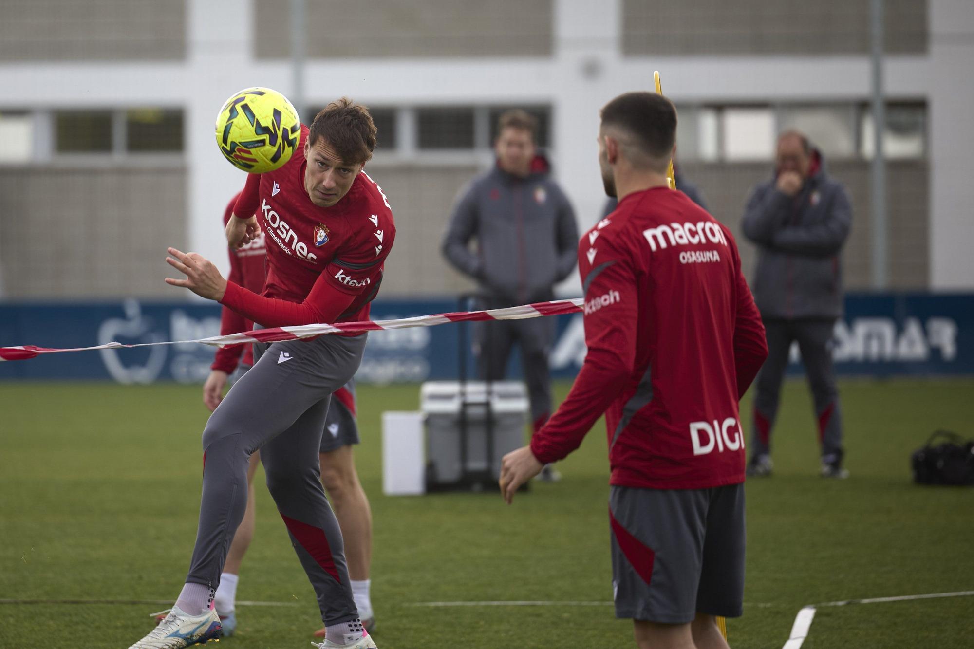 Entrenamiento de Osasuna en Tajonar el sábado 6 de diciembre