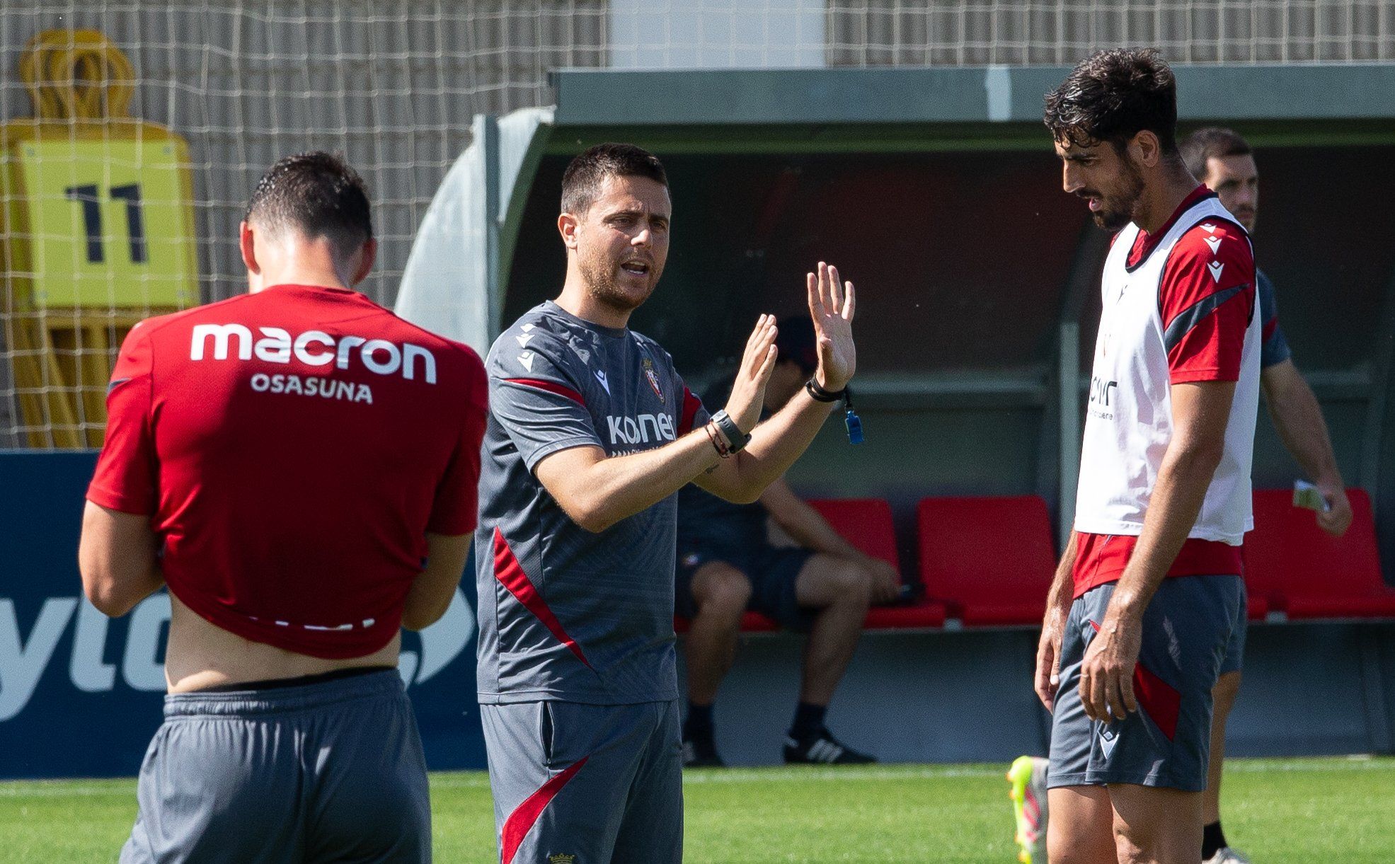 Fotos del entrenamiento de Osasuna en Tajonar del lunes 4 de agosto