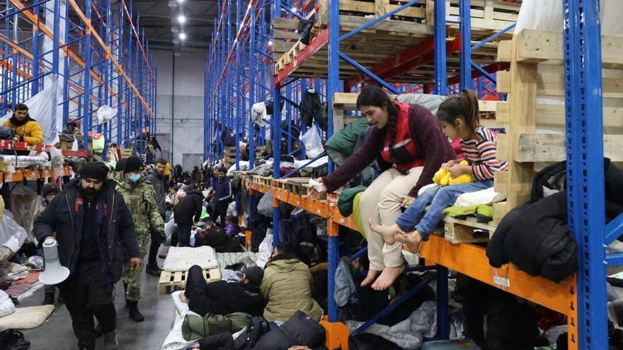 Se cumple un mes  desde la llegada de migrantes a la frontera bielorruso-polaca