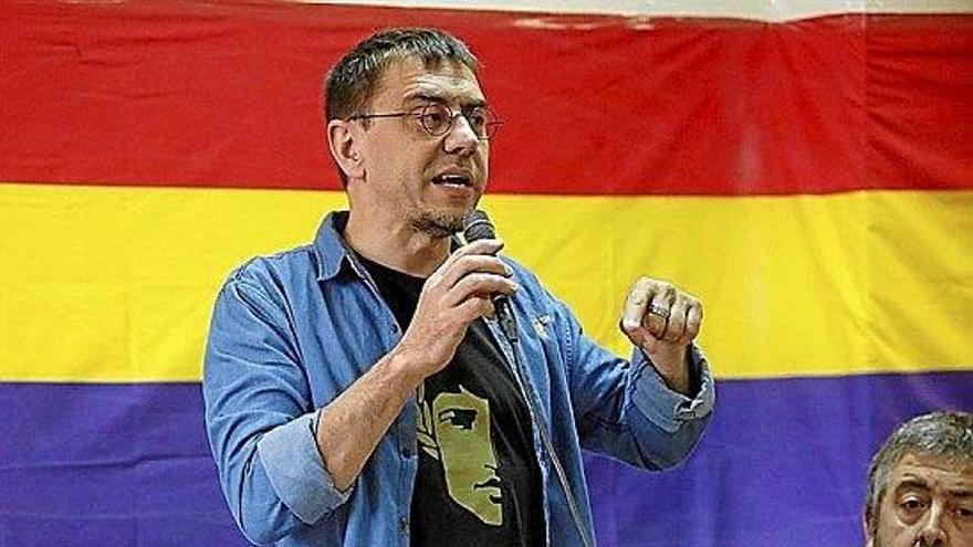 Monedero participó ayer en una charla en Errenteria.