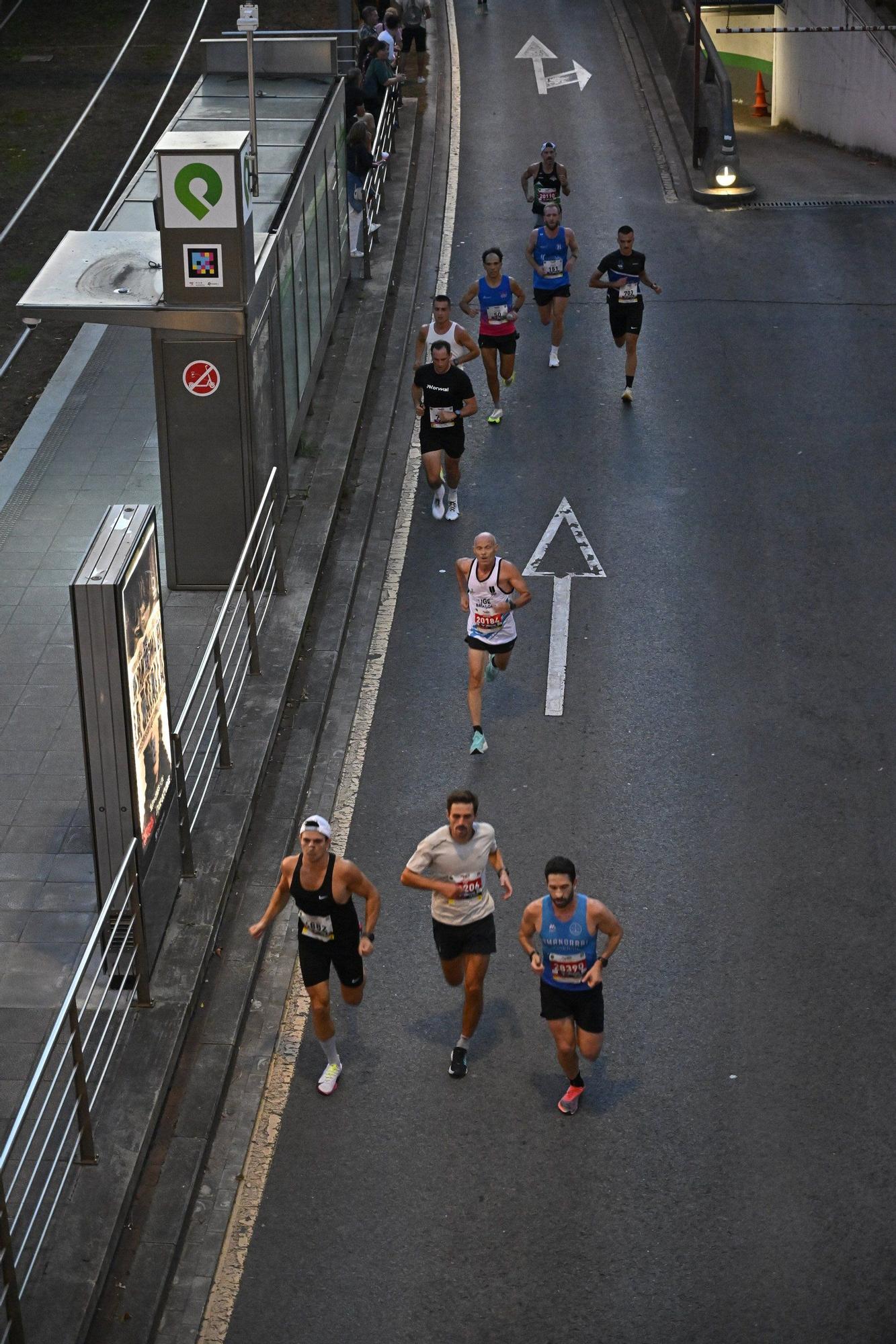 El Bilbao Night Marathon, en imágenes