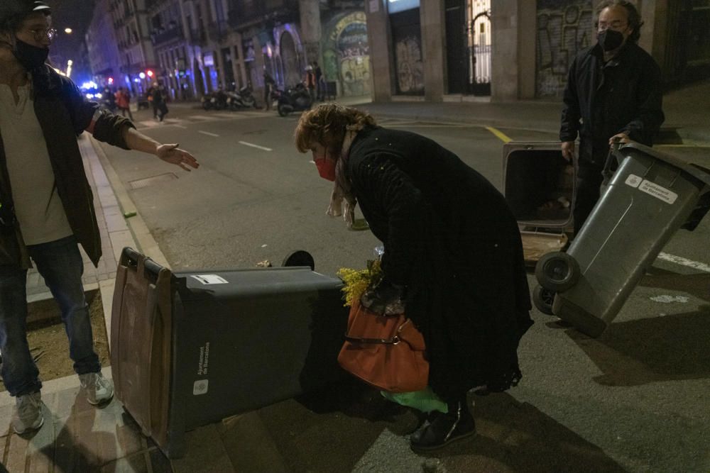Disturbios en Barcelona